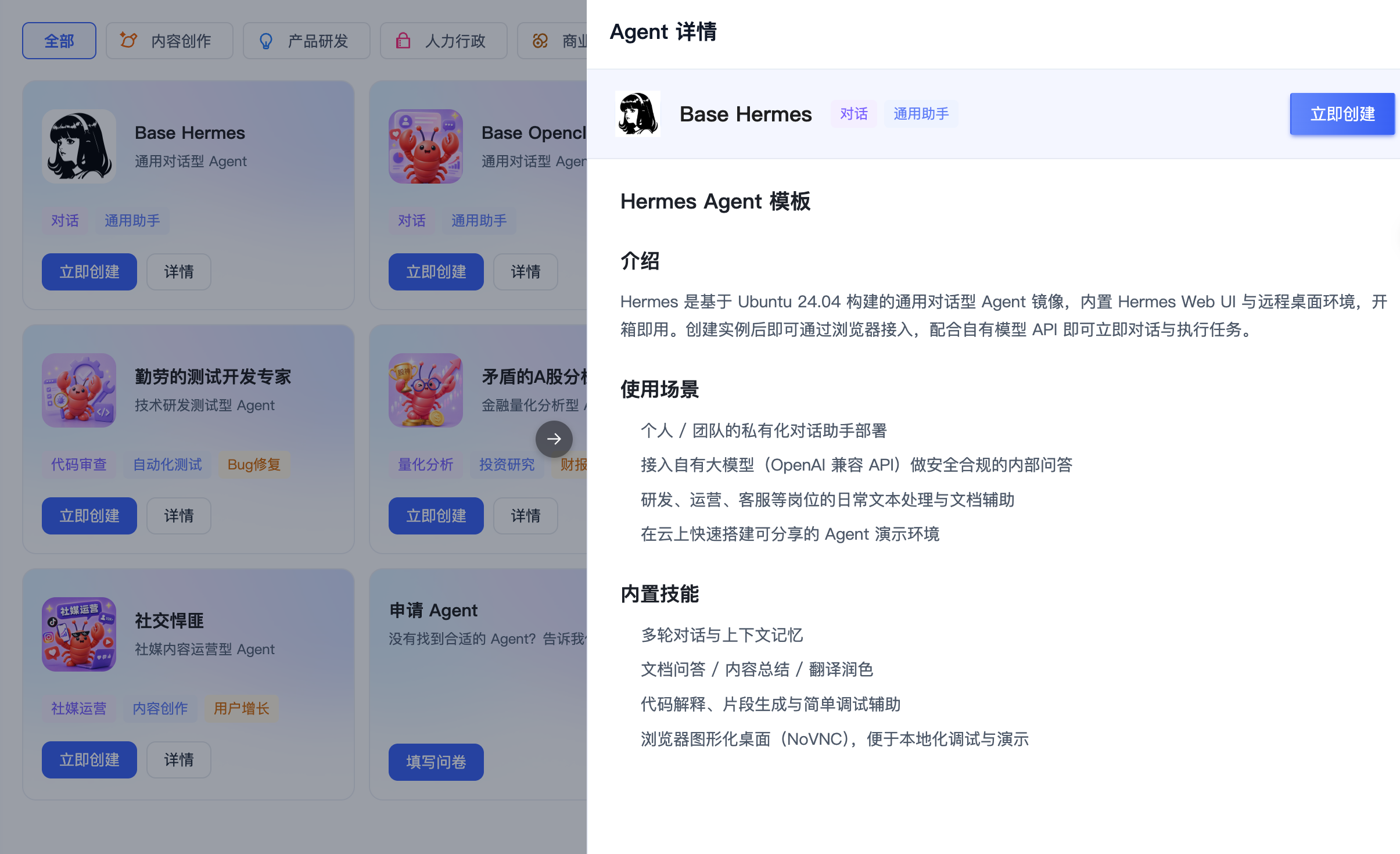 Agent 详情